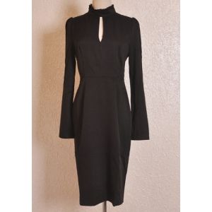 turtle neck long sleeve gown