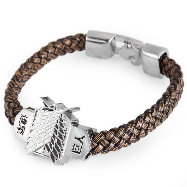 

Attack on Titan Leather Bracelet