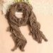 Gorgeous Wool Ball Decoration Pleated Scarf For Women -  