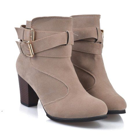 low heel zip ankle boots