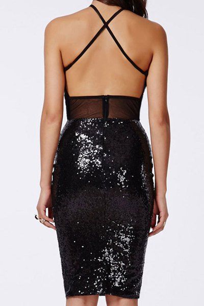backless frock for women