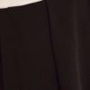 Fashionable Black Pleated Culottes For Women -  