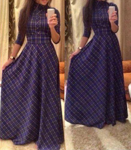 turtle neck long sleeve gown