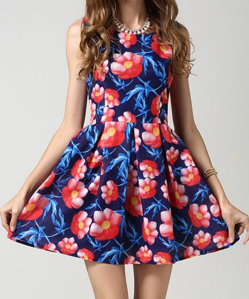 38-off-vintage-scoop-neck-sleeveless-lotus-flower-print-dress-for