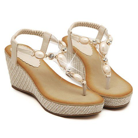 trendy platform flip flops