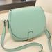 Sweet Candy Color and Buckle Design Women's Crossbody Bag -  