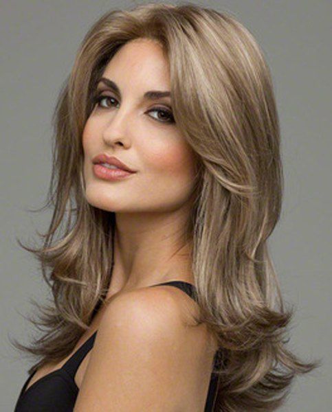 

Noble Glossy Natural Wave Capless Heat-Resistant Synthetic Wig For Women, Colormix
