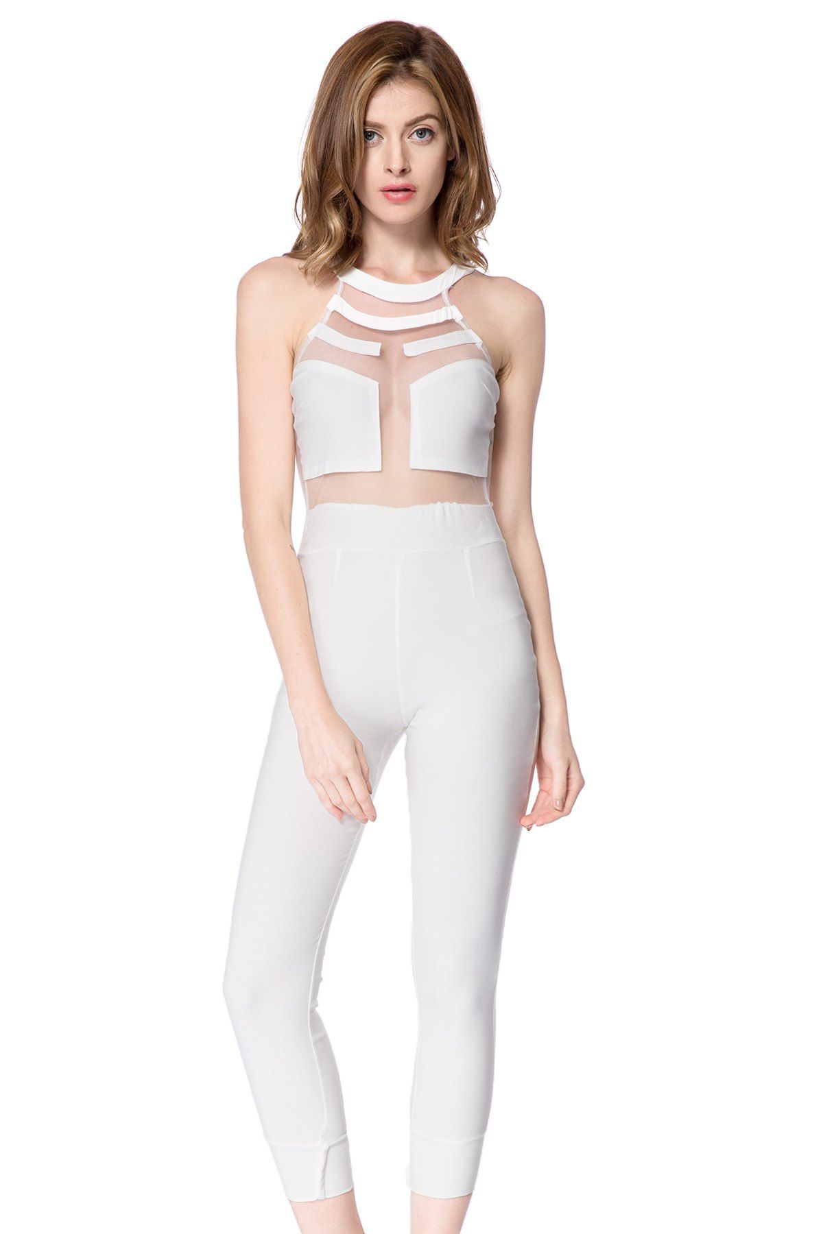 mesh jumpsuit