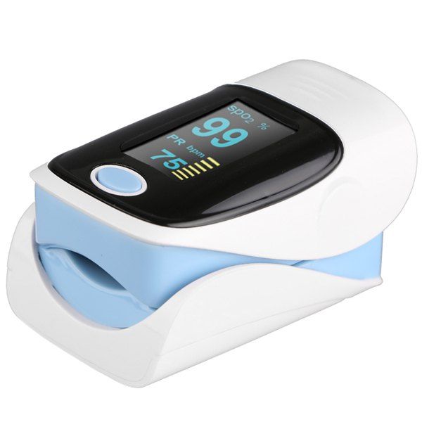 

RZ001 Fingertip Pulse Oximeter SpO2 Rate Oxygen Monitor with 4 Directions Display / Low Power Indication, RZ001, Colormix
