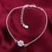 Classic Round Rhinestone Hollow Out Solid Color Fancy Anklets -  