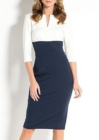 round collar frock
