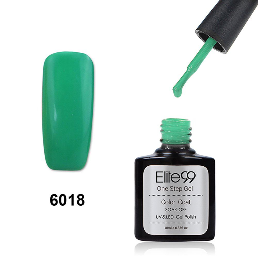 

Elite99 One Step Gel Polish 3 In 1 UV LED No Need Base Top Coat 10ml, Emerald