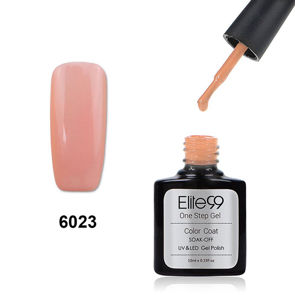 

Elite99 One Step Gel Polish 3 In 1 UV LED No Need Base Top Coat 10ml, Nude