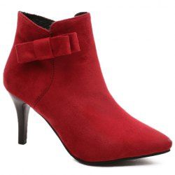 pointed toe ankle boots flat