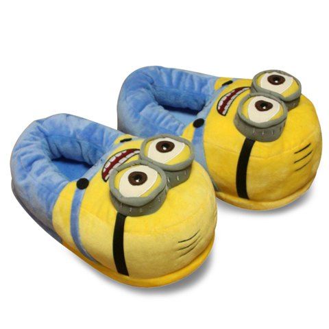 

Sweet Cartoon and Color Block Design Women's Slippers, Yellow