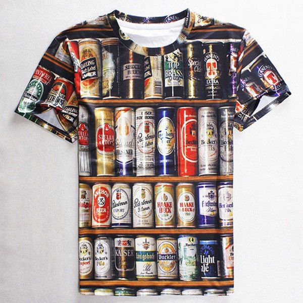 3d beer t shirt