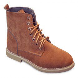 short flat heel boots