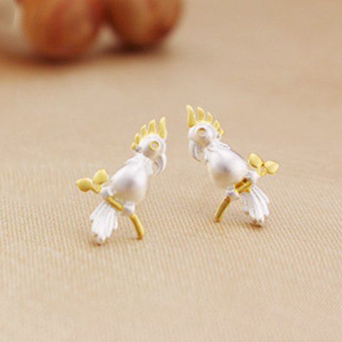 earrings parrot pair cute rosegal