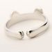 Alloy Cat Cuff Ring -  