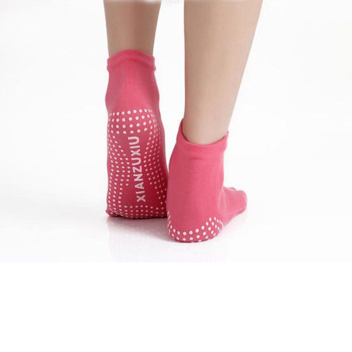 

Women Anti-slip Yoga Toe Socks with Strong Moisture Absorption, Red;black;red;blue;purple;grey