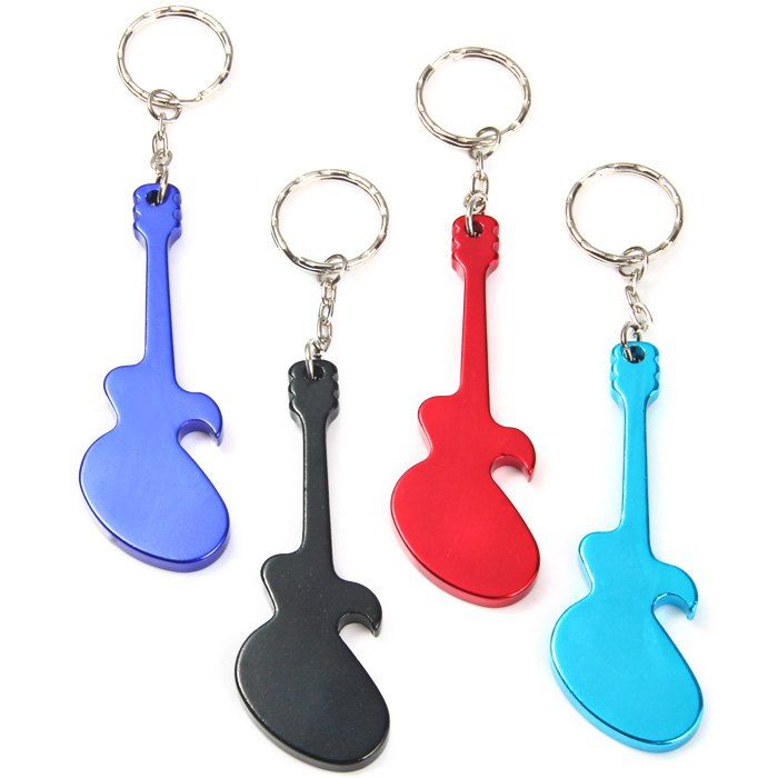 

Guitar-shaped Bottle Opener Aluminum Alloy Made, Random color
