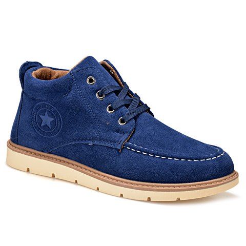 [65% OFF] Simple Suede And Solid Colour Design Men's Casual Shoes | Rosegal