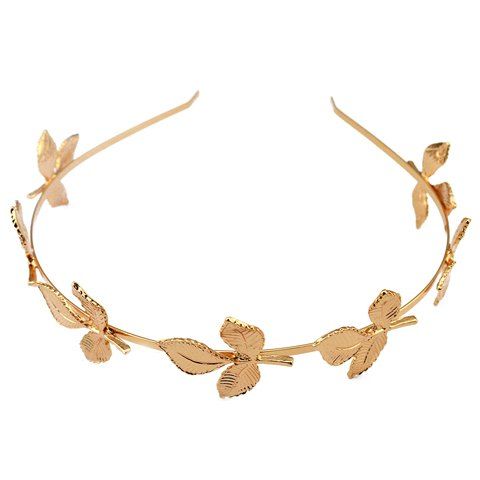 [16% OFF] Fresh Style Solid Color Leaf Hairband For Women | Rosegal