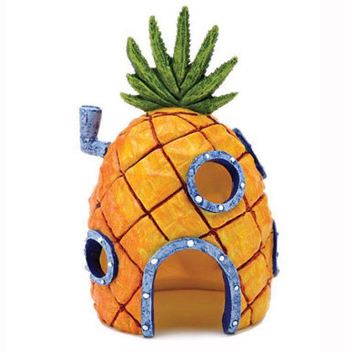 [36% OFF] Pineapple Head House Style Aquarium Ornament Fish Tank ...