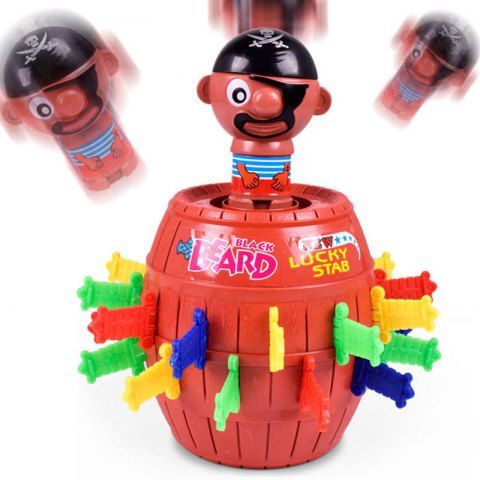  Funny Novelty Kid Children Lucky Game Tricky Pirate Barrel toy 