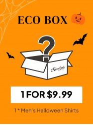 Rosegal ECO BOX-1*Men's Halloween Shirt -  
