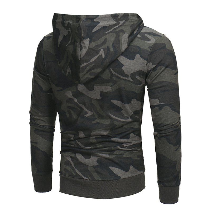 

Bolubao Men Hoodies Sweatshirt Brand Military Camouflage Hooded Sportswear Casual Jacket Male Pullover Coat, Green