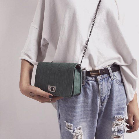 Small Bag Trend Version Chain Chain Small Square Bag Lock Single Shoulder Shoulder Bag