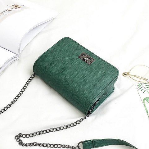 Small Bag Trend Version Chain Chain Small Square Bag Lock Single Shoulder Shoulder Bag