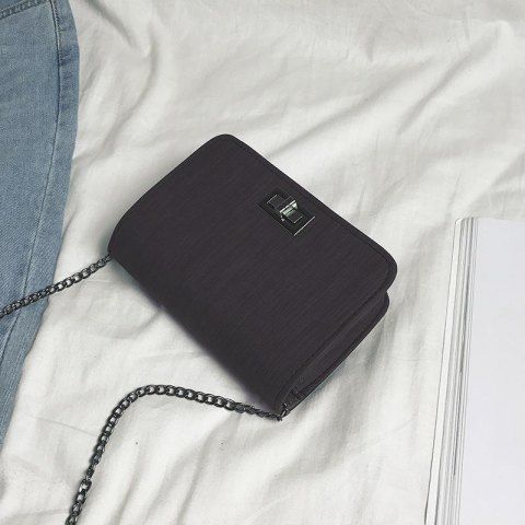 Small Bag Trend Version Chain Chain Small Square Bag Lock Single Shoulder Shoulder Bag
