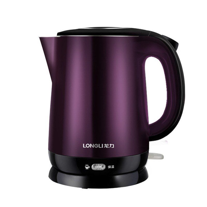 

Longli 8029 Electric Kettle Stainless Steel Insulation Kettle Automatic Power Off Kettle 2L Large Capacity, Brown