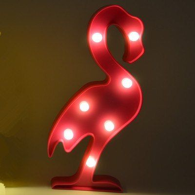 

LED Letter Light Romantic Surprise Decoration Props, Flamingo led lights