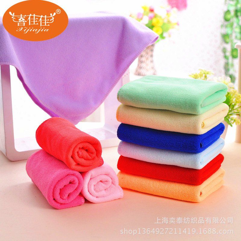 

Microfiber Towel  Nano Absorbent Towel Dry Hair Towel Cleaning Towel Feel Soft, Color matching