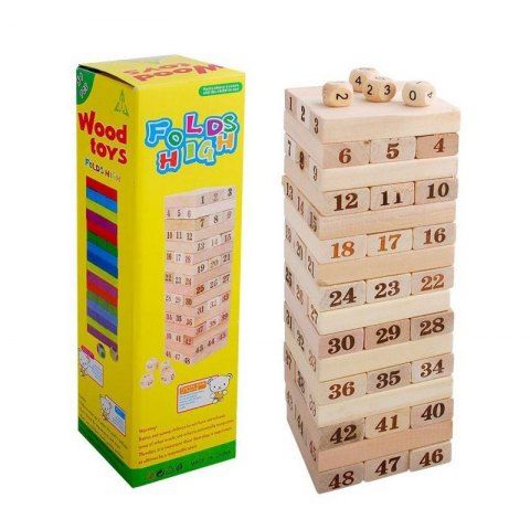 Originales Para Digital Juguetes Layer Jenga Madera Bloques Niños Pile De Educativos Stacking Tower 8wPO0nk