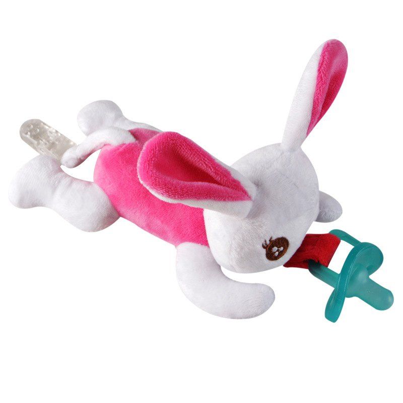 Baby Pacifier Hanging Detachable Plush Animal Doll Baby Toy [-14% OFF ...