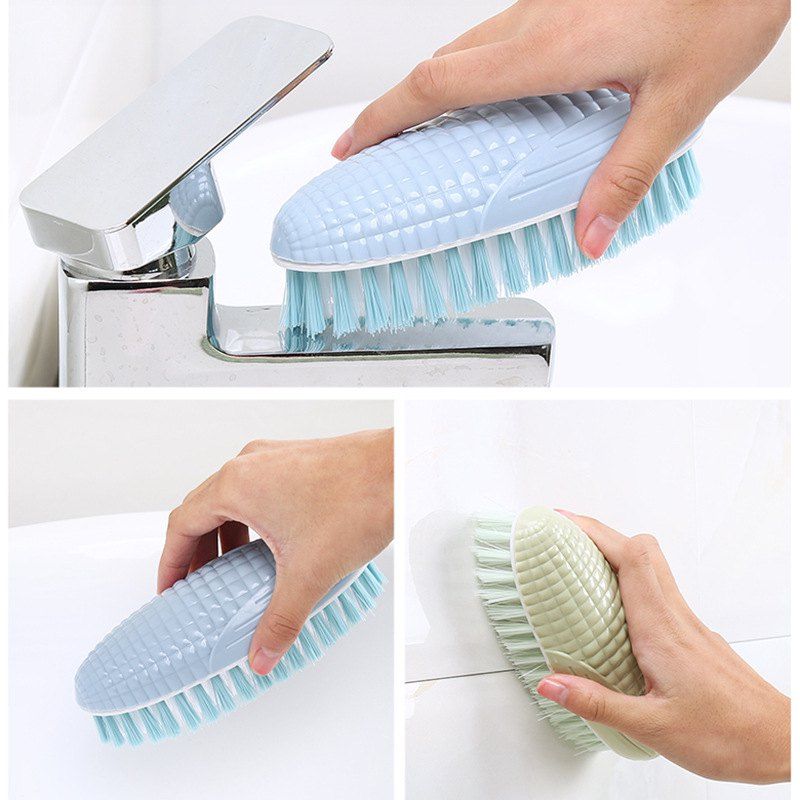 

Creative Home Soft Plastic Laundry Brush Shoe Brush Multi-function Household Plastic Cleaning Brush, Blue