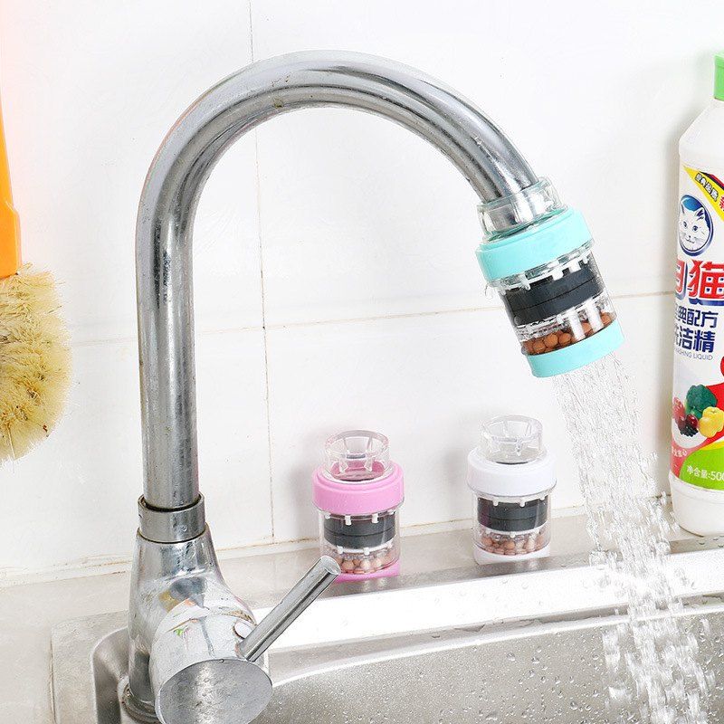 

Faucet Filter Home Kitchen Health Bathroom Tap Water Purifier Bathroom Water Filter, Random color