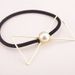 Graceful Faux Pearl Bowknot Elastic Hair Band For Women -  
