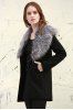 Stylish Boohoo Shawl Faux Fur Collar Women's Coat -  