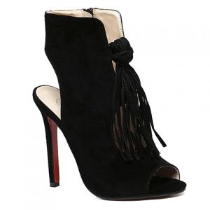 Stiletto Heel Tassels Bootie Sandals
