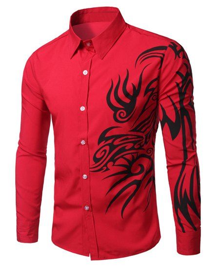 dragon collar shirt