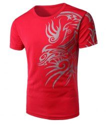 [44% OFF] Round Neck Chinese Style Printing Short Sleeve Men's T-Shirt ...