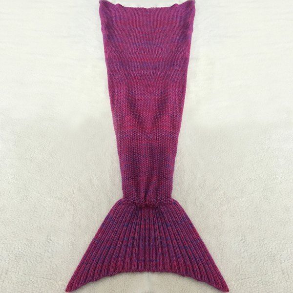 Artiste refontes Playfully couvertures douillettes que crochetés sirène Tails Rouge W31.50 pouces*L70.70 pouces