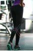 Active High-Waisted Elastic Waist Slimming Women's Yoga Pants -  
