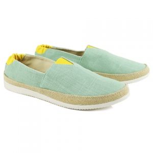 Color Block Slip On Canvas Sneakers