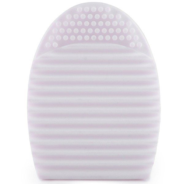 

Stylish Makeup Brush Cleaning Tool Silicone Wash Board, White
